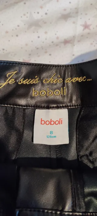 Pantalón corto polipiel niña Boboli T8