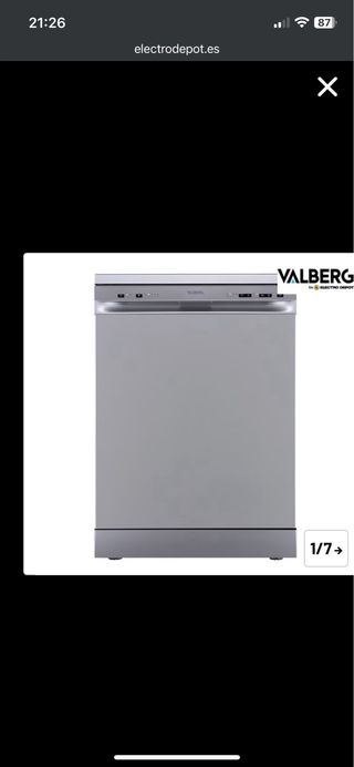 Lavavajillas Valberg