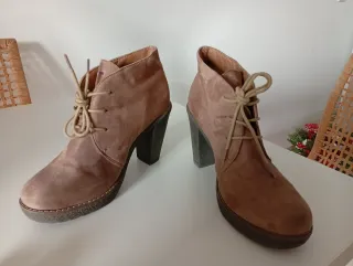 Botines tacón de goma