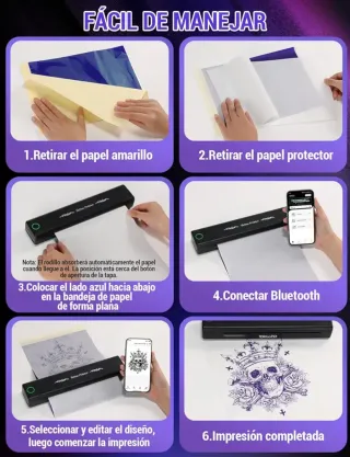 Impresora Tattoo Bluetooth YOHOOLYO