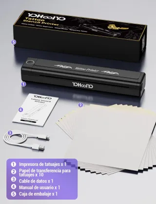 Impresora Tattoo Bluetooth YOHOOLYO