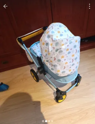 Cochecito de bebé con estampado