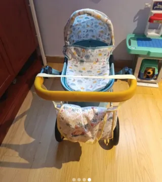 Cochecito de bebé con estampado