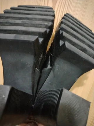 Botines negros plataforma talla 40