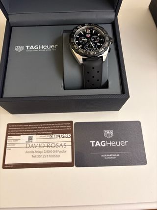 Reloj Tag Heuer Formula 1 Cronómetro Negro