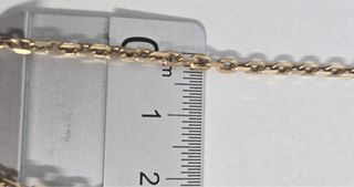 Cadena forzada oro 18k 63cm