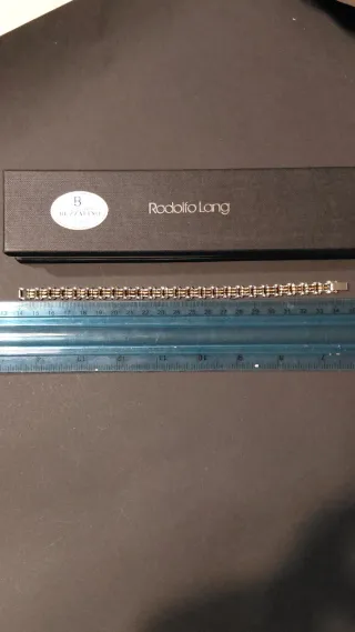 Braccialetto Rodolfo Lang acciaio e oro