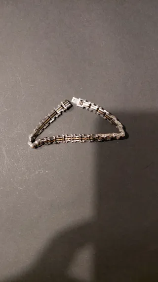 Braccialetto Rodolfo Lang acciaio e oro