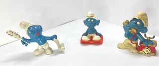 Lote Pitufos Vintage Schleich Peyo Años 70-80