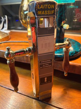 Manillas antiguas latón macizo lujo embellecedores