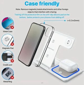 Cargador Inalámbrico 3 en 1