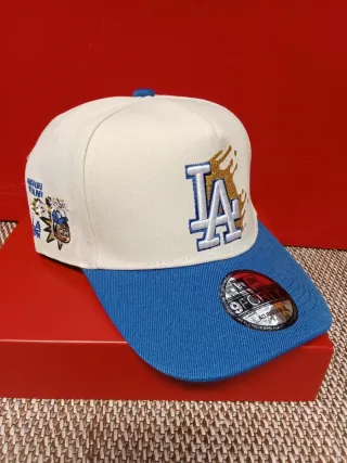 Gorra New Era 9Forty Beige y Azul Talla única adul
