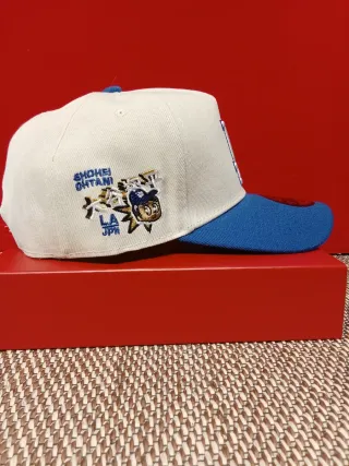 Gorra New Era 9Forty Beige y Azul Talla única adul
