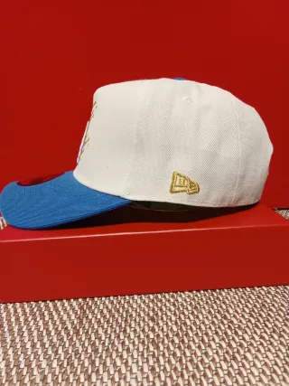 Gorra New Era 9Forty Beige y Azul Talla única adul