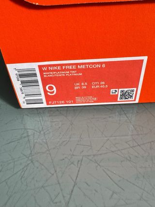 Zapatillas Nike Free Metcon 6 Blancas