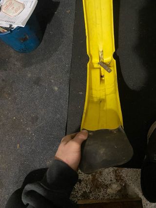 Guardabarros delantero y caja filtro Puch