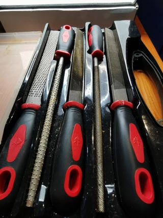 Juego 5 limas y escofinas con maletín