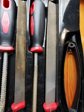 Juego 5 limas y escofinas con maletín