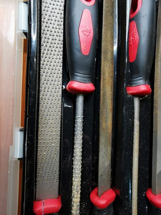 Juego 5 limas y escofinas con maletín