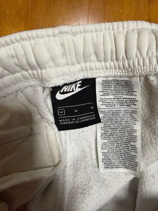 Pantalón corto Nike blanco