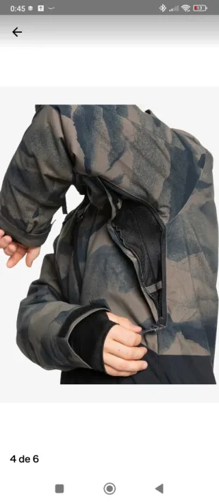 Chaqueta Quiksilver Mission Talla S/M