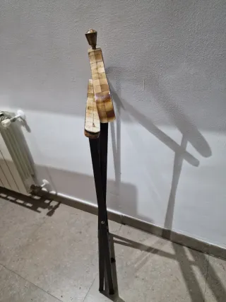 Perchero Plegable Madera y Metal