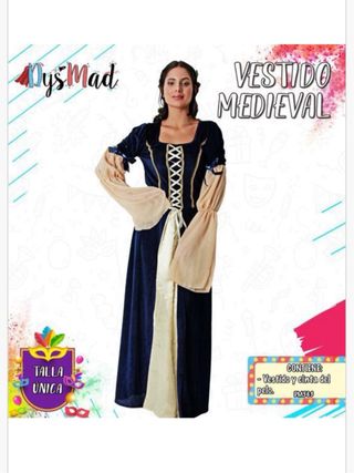 Disfraz Medieval Talla Única Dys Mad