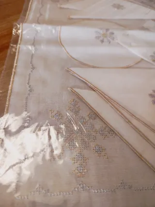 Cache plateau y 6 servilletas estilo marroquí