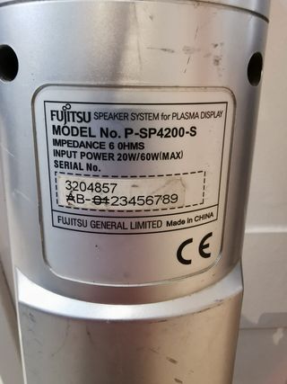 Altavoces Fujitsu Plasma (2 uds)