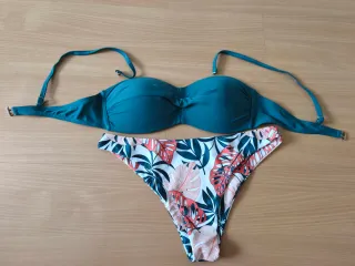 Bikini mujer estampado tropical