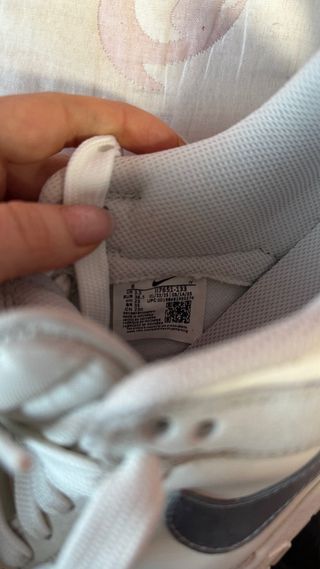 Nike Dunk Low Plata y Blanco