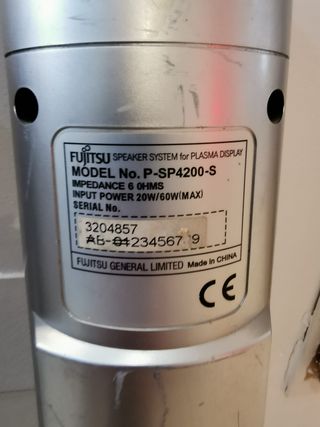 Altavoces Fujitsu Plasma (2 uds)