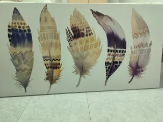 Cuadro de Plumas Decorativo