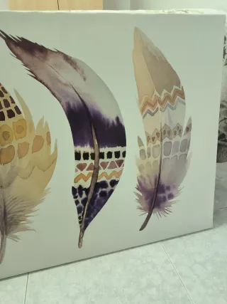 Cuadro de Plumas Decorativo