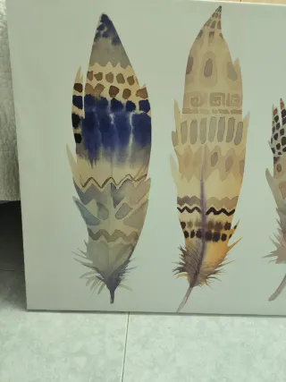 Cuadro de Plumas Decorativo