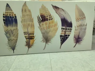 Cuadro de Plumas Decorativo