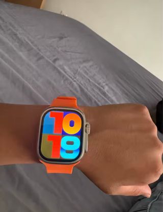 Reloj Inteligente Rosa y Dorado