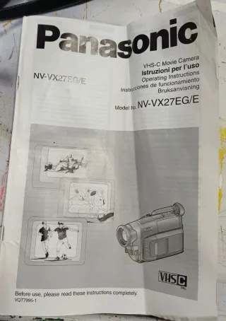 Cámara Vídeo Panasonic VX27 VHS-C