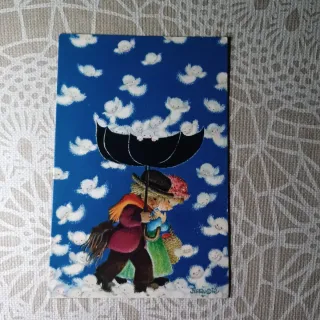 5 Postales J. Ferrandiz Años 70 (Escritas)