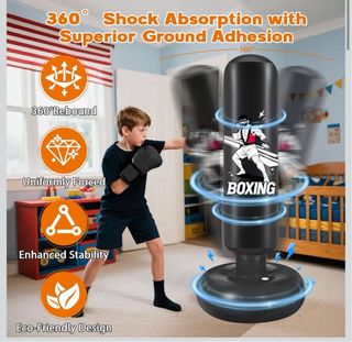 Sacco Boxe Gonfiabile Bambini 168cm