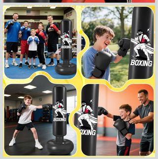 Sacco Boxe Gonfiabile Bambini 168cm