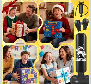 Sacco Boxe Gonfiabile Bambini 168cm