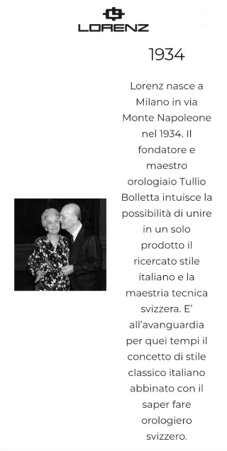 Orologio Lorenz Montenapoleone Swiss Made