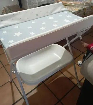 Cambiador de bebé plegable