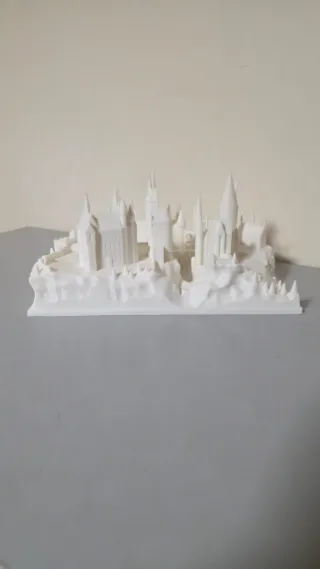 Maqueta Hogwarts Harry Potter para pintar