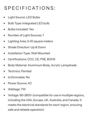 Lámpara LED Redonda Interior/Exterior Nueva, - 70%
