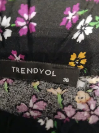 Falda larga estampada floral