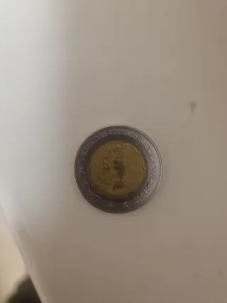 Moneda de 5 pesos mexicanos 2018