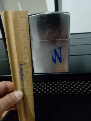 Accendino Zippo Argentato con N