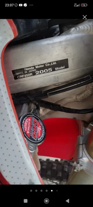 Honda CRF 450cc Motocross